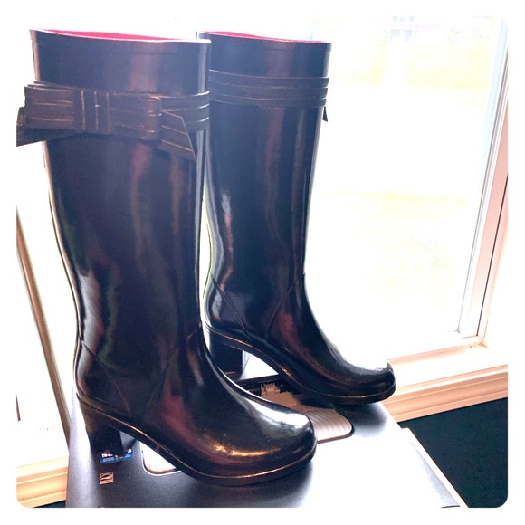 cute rain boots with bows